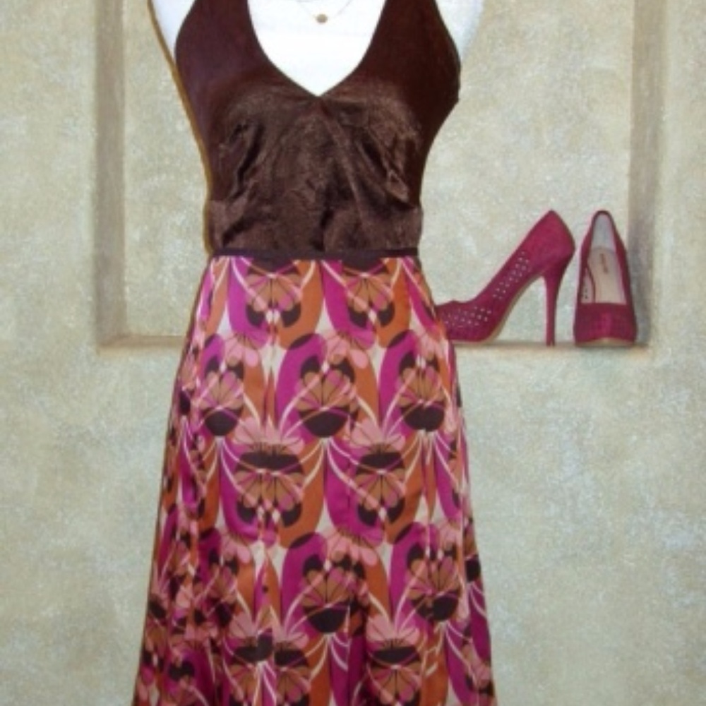 Flare Paneled Skirt Sz 8 NWOT